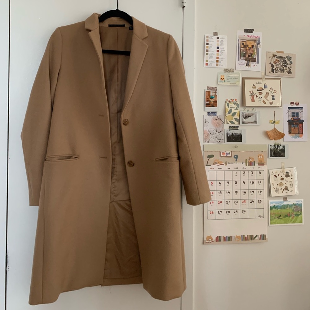 Cashmere blend UNIQLO peacoat